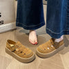 Hollow Breathable Bun Head Sandals Women's Wear 2026 Summer New Fashion Two Wear Thick Soled Beach Sandals Women's Shoes