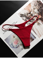 Low Waist Cotton Thong Women Panties Sexy Briefs T-back Bikini Underwear Seamless G String Sports Female Lingerie Size S-XXL