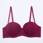 7 Color Women Seamless Underwear Sexy 1/2 Cup Push Up Bra Cotton Comfortable Underwie Brassiere Plus Size CD Cup Female Lingerie