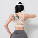 Women's High Impact Sports Bra, Racerback Workout Tank Top for Running, Yoga & Casual Streetwear