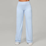 Women Straight Yoga Leg Bottoms Soft Stretchy Fabric Women's Yoga Pants GYM Sweat-Wicking Properties Running Sport Trousers