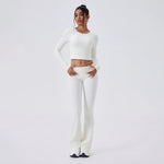 Women's Versatile Yoga Suit Set Tight Fitting and Beautiful Back High-end Sports Suit Outdoor Running and Leisure Fitness Suit