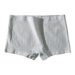Women Underpants Seamless Mid Waist Cotton Solid Color Stretchy Boxers Anti-exposure Moisture-wicking Briefs Women Daily Wear