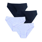 4Pcs/Set Cotton Panties Women Solid Color Underwear Female Underpants Sexy Lingerie M-XL Comfort Soft Briefs Intimates