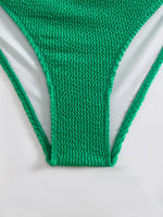 High Waist Bikini 2026 Women Sporty Swimsuit Solid Sexy Striped Swimwear Female Bathers Bathing Swimming Swim Suit Beachwear