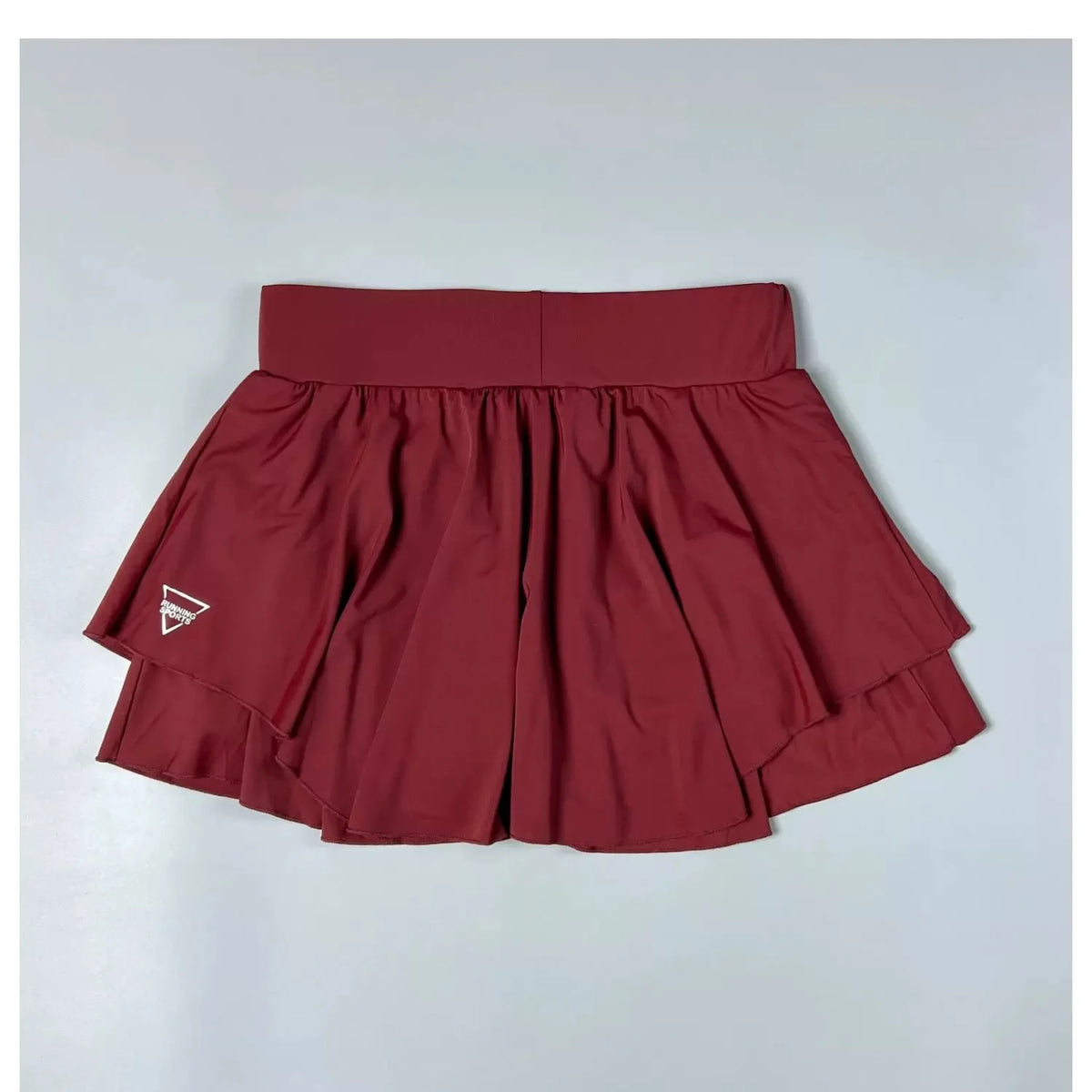 Women's Quick Drying Sports Short Skirt Fake Two-Piece Running Half Skirt Hip Blocking Anti Glare Breathable Tennis Skirt