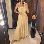 5 Colors Hollow Out Backless Crochet Knitted Tunic Beach Cover Up Cover-ups Beach Dress Beach Wear Beachwear Female Women V5429