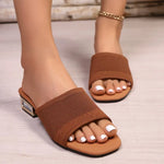 Women's 2026 New Mesh Strap Block Heel Slides Sandals Breathable Butterfly-knot Fashion Casual Summer
