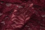 FDYOUI 2026 Spring Summer Wine Red Lace T-shirts for Women Slash Neck Slim Crop Tops Sexy Elegant See-through Short Tee Shirt