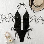 New Sexy Shell Linked String Bikini 2026 Women Swimwear Female Swimsuit Two Pieces Thong Bikini Set Bather Bathing Suit Beach
