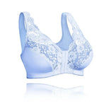 Women Lace Bra Plus Size Push Up Underwear Crop Top S-6XL Seamless Brassiere Female Lingerie Sexy Front Closure Bralette