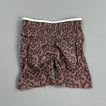 HISTELLO Gym Shorts Seamless Leopard Print Fitness Tights Women Workout Sports Clothes Hip Lift Slim Fit Fitness Yoga Leggings