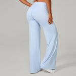 Women Straight Yoga Leg Bottoms Soft Stretchy Fabric Women's Yoga Pants GYM Sweat-Wicking Properties Running Sport Trousers