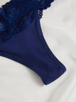10pcs/set New Style Women's Sensual Intimate Panties Low-Rise Multi-Color Lace Trim Sexy Soft Breathable Skin-Friendly Underwear