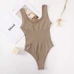 Women Non-wire Bra And Panties Set Seamless Underwear Lingerie Set Tummy Control Shapewear Slimming Thong Female Jumpsuit