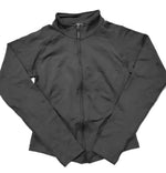 Long Sleeve Sports Jacket Women Zip Yoga Shirts Seamless Fitness Gym Top Sportswear Slim Fit Running Coats Workout Clothes Woman