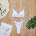 Diamond Swimwear Women 2025 Sexy Pink Micro Bikini Brazilian Black Rhinestone Thong Swimsuits Beach Push Up Bathing Suit Biquini