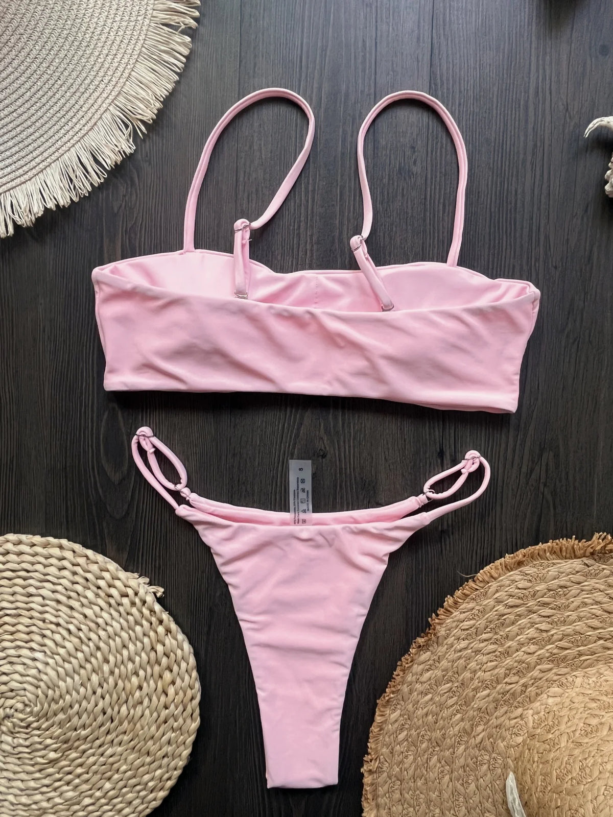 2026 New Sexy Diamond Bikini Women Swimsuit Bandeau Biquini Push Up Swimwear Female Shiny Bathing Suits Bodysuit Beachwear