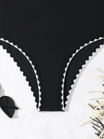 Strappy Two Pieces Swimsuit Women 2026 Black Swimwear Female Beach Wear Bathers Bathing Swimming Swim Suit