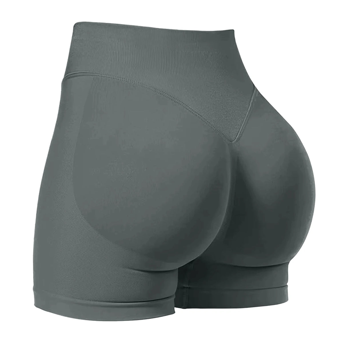 Women Sexy High Waisted Yoga Shorts Fashionable and Running Fitness Pants Summer Solid Color Yoga Leggings