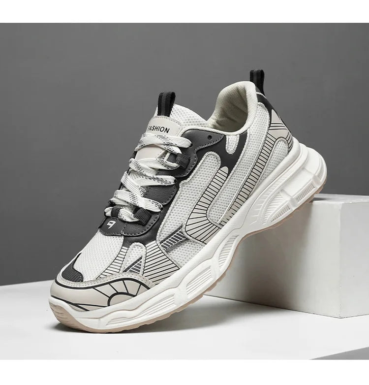 Sneakers Women TrendsPlatform Shoes Lightweight Outdoor Sports Shoes Breathable Running Shoes Lace Up Casual