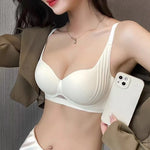 Comfortable Bra Seamless Bra Women's Large Cup Anti-sag Comfort Bras Soft Underwire SupportBreathable Bra 2025