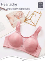42-44 B/C Large Cup Underwear for Women Bra Large Size Comfortable No Steel Bra Fashion Bralette Tops Middle Aged Lingerie