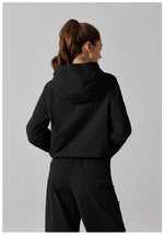 Outdoor Windproof Mountaineering Jacket Women Fashion Lightweight Sun Protection Sports Hooded Top Casual Loose Hiking Yoga Suit