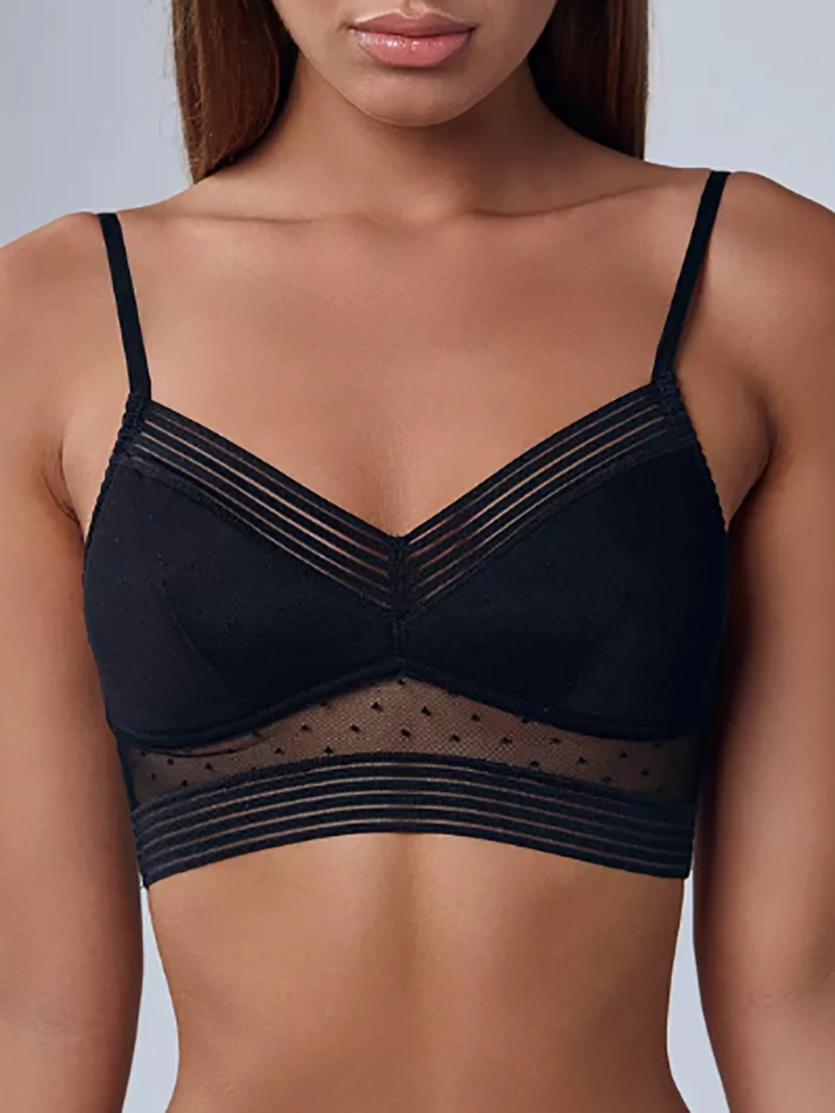 Sexy lace U-shaped backless lingerie for women without steel rings beautiful back bra ultra-thin invisible bra cross-border b