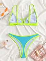 Sexy Black Bikinis Sets Pink Edge Swimwear V Neck Swimsuit Woman 2026 Micro Thong High Cut Bathing Suit Bikinis De Mujer Biquini