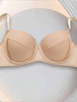 New Style Sexy Lingerie for Women, Push-Up Anti-Sagging Bra with Underwire, Thin Top and Thick Bottom, Pure Desire Style Half-Cup Bra Set