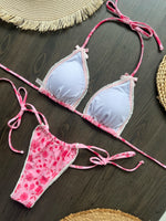 Micro Bikini Push Up Women Swimsuits 2026 Sexy Female Swimwear Brazilian Bikini Set Thong Biquini Swim Suits Print Beachwear