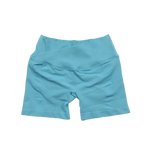 Gym Shorts 4.5" Women Clothes Seamless Leggings V Waist Cross Yoga Shorts Workout Fitness Scrunch Booty Tights Running Shorts