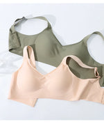 MOYISU Jpanese Kawaii Beach Bralette | Breathable 3D Jelly Support Bra Summer Slim Silhouette | No Show Minimizer & Wire-Free |
