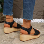 2026 Summer Platform Sandals Chunky Heel Open Toe Beach Shoes Casual Outdoor Sandals