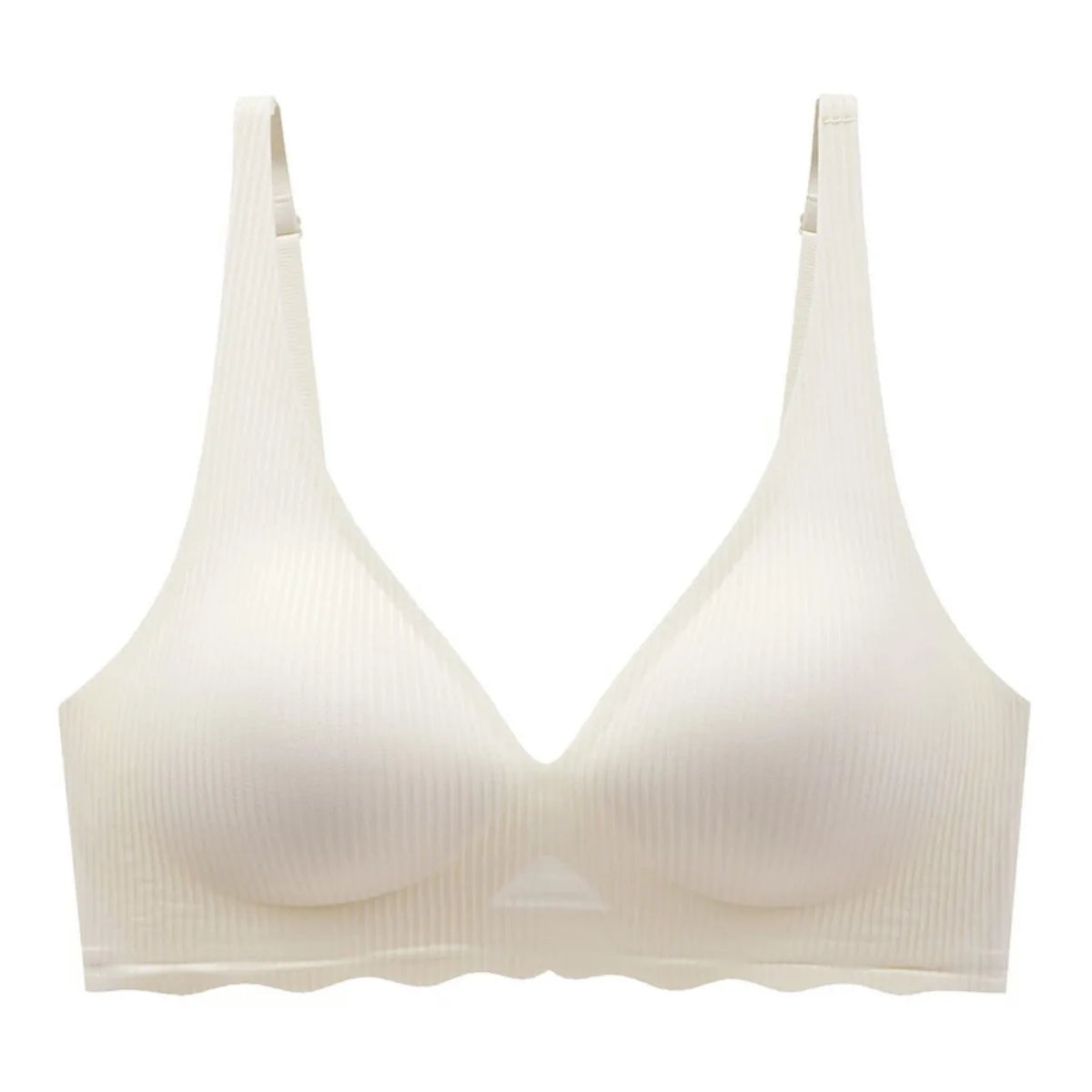 Push-Up Bras For Women Seamless Underwear Non-Wire Bralette Female Sexy Lingerie Deep V-neck Brassiere Solid Color Intimates