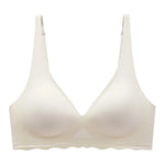 Push-Up Bras For Women Seamless Underwear Non-Wire Bralette Female Sexy Lingerie Deep V-neck Brassiere Solid Color Intimates