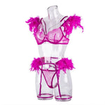 Langerie Bilizna Sexy Lingerie Outfit Vulgar Female Underwear Set for Women Clothes Sex Bіdzna Z Video Access Women's Langgery
