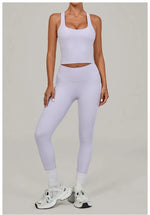 Women's Seamless Yoga Sets Sports Fitness Beauty Back Vest Hip-lifting Pants Slim-fit Suits Running Workout Gym Training Sets