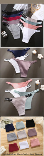 Sexy Women Cotton Brazilian panties Breathable Low Waist Female Underwear Soft Solid Color Intimates High Elastic Lingerie