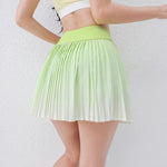 Women's High Waist A-Line Skirt W/Built-in Shorts & QuickDry - Tennis Gym UPF Free