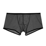 Mesh Perspective Shorts Panties Men Boxer Underwear Transparent Low-rise Moisture-wicking Boxer Shorts