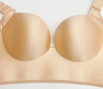 Wireless Push Up Bras for Women Full Coverage Solid Underwear Female Adjustable Plus Size Lingerie 38 40 42 48 50 C D E