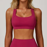 Women Cross Strap Sports Bra Top Women Push Up Sport Bra Yoga Gym Crop Top Brassiere Fitness Top Sport Bra Breathable Bras