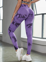47 Color Marbling Tie-Dye Seamless Yoga Pants Sports Leggings Women Running Fitness High Waist Gym Leggings Women Workout Tights