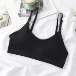 Women Seamless Tube Top Push-Up Bra Removable Pads Ribbed Bralette Adjust Straps Soft Stretchy Non-wire Underwear Sexy Lingerie