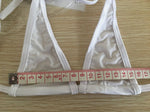 DEKAWomen Solid Transparent Micro Bikini Set Bandage Thong Underwear G-String Bra Mini Swimsuit Brazilian Swimwear Sleepwear