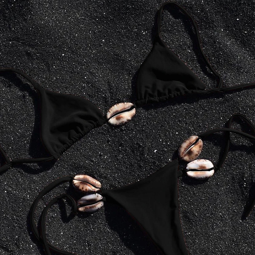 Micro Bikinis Sexy Women Swimsuits Swimwear 2025 Push Up Bikini Set Conch Bathing Suit Halter Beachwear Brazilian Biquini Female
