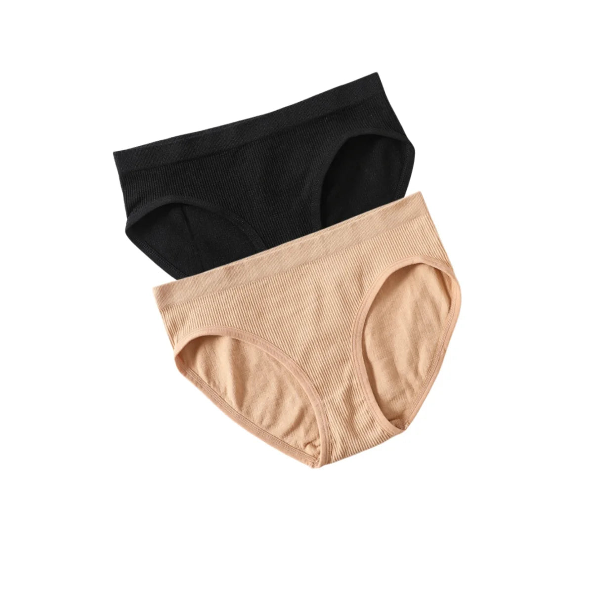 2Pcs/Set Seamless Panties Women Briefs Panty Low Rise Bikini Sexy Underwear Female Full Coverage Underpants Lingerie Panty