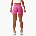 Summer Seamless High Waist Yoga Shorts Elasticity Sports Leggings Women Breathable Cycling Shorts Buttock Lift Gym Shorts Women